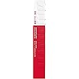 Maybelline Superstay Matte Ink Red Orange Liquid Lipstick, 325 Shot Caller, 1 Count (Pack of 1)