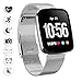 Produktbild Bluetooth Smartwatch Armband-uhr Fitness Tracker, Wasserdicht Intelligente Armband Sport Uhren Schrittzähler Herzfrequenzmesser Schlaftracker für iPhone X,iPhone 7/7 Plus/8/8 Plus, Samsung S8/S8 Plus/S9/S9 Plus, Huawei P20, Xiaomi Andere Smartphone