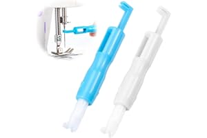 QEQSHQO Rápido Automático Enhebrador de Aguja Inserto de Aguja, 2 Enhebradores de Agujas de Máquina de Coser, Herramienta de Costura Cambio de Herramientas de Coser Enhebrador Automático de Agujas