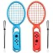 Price comparison product image Cheerforu Tennis Racket for Nintendo Switch Joy-Con Controller Twin Pack Grips for N-Switch Game Mario Tennis Aces Left & Right One Pair