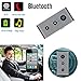 Produktbild Big-Mountain Drahtloser Bluetooth Transmitter, Wireless Radio USB Ladegerät, Aux Audio Stereo Musik Home, Auto Empfänger Adapter Mic, 3,5 mm (Schwarz)