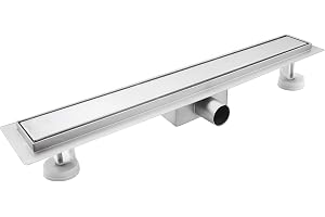 Sunrik Duschränna 60 cm, Rensbar duschränna extra platt, Rostfritt stål