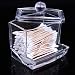 LUCKYFINE Cosmetic Q-tip Cotton Swabs Acrylic Holder Storage Box