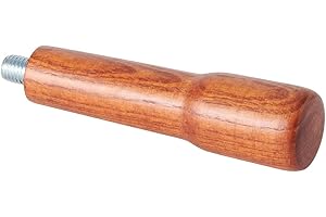 ‎VIA CREMA ITALPARTS Holzgriff für Siebträger Portafilter Handle. Siebträger Griff Holz Ersatz Espressomaschine Ersatzteile Coffee Machine (Wood Uno, M12)