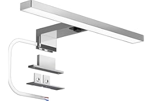 ‎DEELUX DEELUX LED Spiegelleuchte mit Schalter,30CM 500LM 5W Spiegelleuchte Bad 4000K Neutralweiß Badezimmerlampe 230V,Badleuchte 230v Spiegel Lampe Bad IP44 Wasserdicht