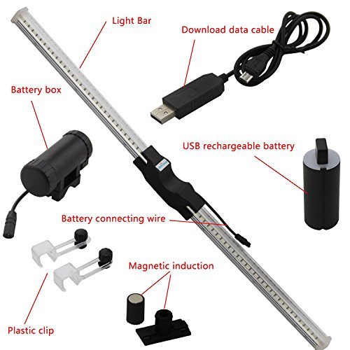 Sidiou Group Wiederaufladbare Radfahren Speiche-Rad-Blitz-Licht-DIY Designs Patterns Rim Lighting 64 RGB LED Programmierbare Wasserdicht Anti-Schock-Farbwechsel-Fahrrad-Licht - 2