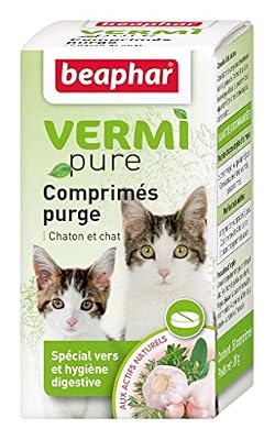 Beaphar - VERMIpure, comprimés purge - chat