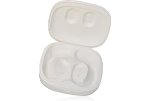 Oladance Open Ear Headphones Travel Charging Case - Extra 78.4 Hours Playtime with Built-in 2550mAh Large Capacity Battery, Protective Smart Case for Travel and Outdoor Activities- White（No Earbuds）