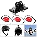 Produktbild Victool® Action Kamera Helm Halterung Aluminium Fallschirmspringen Helm Halter Helmet Mount Permanent Helmet Mount Helmet Vorne Halterung für GoPro Hero 5 / 4/ 3+/ 3/ Session / SJCAM SJ4000 SJ5000 / Garmin Virb XE Virb Ultra 30 / Xiaomi Yi 4K / Tomtom Bandit / DBPOWER GEEKPRO Lightdow LD4000 LD6000WIFI ASX Canany QUMOX ICEFOX Vic Tsing Topjoy KIPTOP MAOZUA Veho MUVI HD10 MUVI V1 V2 Action Cam - Schwarz