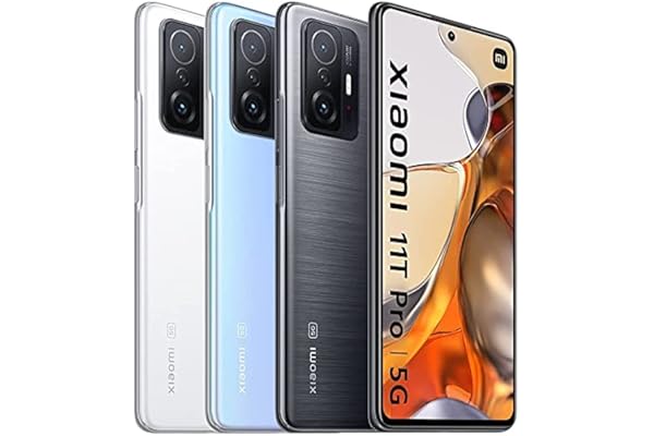 Xiaomi 11T Pro 5G Smartphone (12 + 256GB, 6.67 "120Hz AMOLED Display and Dolby Vision, 108MP in Professional Quality, Qualcomm Snapdragon 888, 120W Hyper Charge) Azul (Reacondicionado)