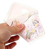 Crisant Hübsches Muster Drucken Design weich Silikon TPU schutzhülle Hülle für LG X Power 2,Premium Handy Tasche Schutz Case Cover transparent Crystal Bumper Schale für LG X Power 2 - 