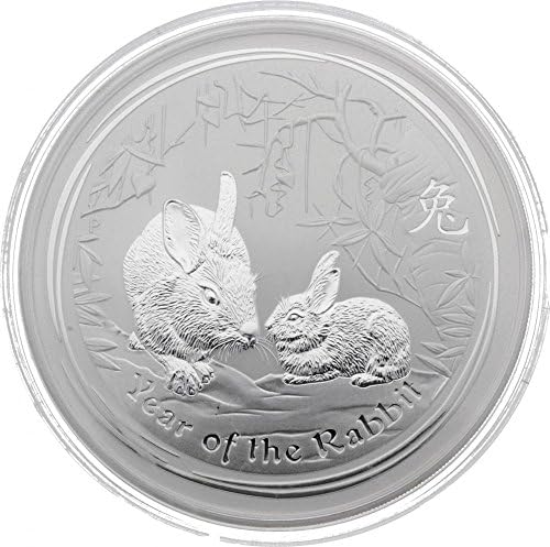 '10 oz Australia AUD 10 Lunar II "Hare Design 2011 – 999/1000 Silver – Cased
