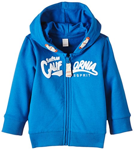 ESPRIT Baby-Boys ESS Cardigan Hoodie, Bright Blue, 9-12 Months (Manufacturer Size:80)