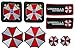 Produktbild Resident Evil Umbrella Corporation Costume [Set of 8] Patches Iron on /sew on