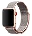 Produktbild Naomo Apple Watch Armband 42mm,Gewobenes Nylon Sport Schlaufe Handgelenk Uhrband Ersatz Armreif Uhrenarmband für iWatch Apple Watch Series 3,Series 2,Series 1 (42mm, Neu Rosa Sand)