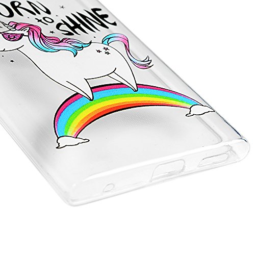 Sony Xperia L1 Hülle Badalink UltraSlim Schutzhülle Pferd TPU Handyhülle Silikon Case Cover Handytasche Anti-Rutsch Kratzfest Handyhülle - 6