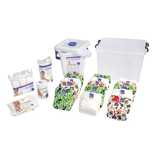 Bambino Mio, Miosolo Reusable Nappy Premium Birth to Potty Pack, Onesize, Unisex