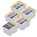 Produktbild PerfectPrint Kompatibel Tinte Patrone Ersetzen für Epson XP-102 202 212 215 205 225 30 302 18XL (Schwarz/Cyan/Magenta/Gelb, 20-pack)