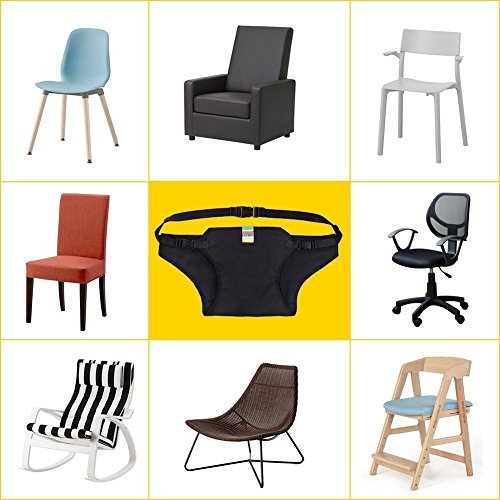 GHB tragbare Stuhl Babysitz Baby Esszimmerstuhl Sicherheitsgurt für Babys Kleinkind - 2