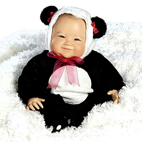 Paradise Galleries Lifelike Realistic Soft Vinyl Weighted 51cm BabyAsian Girl Doll Gift 