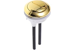 OSALADI Botón Pulsador De Cisterna Reemplazo De Manija Inodoro Doble Descarga Botón Inodoro Dorado