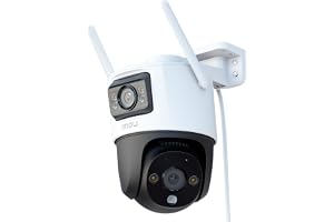 Imou 3K (3MP + 3MP) Dual-Lens Utomhus WiFi-övervakningskamera, 360 ° utomhus IP-kamera, Detektering av människor/fordon, Auto