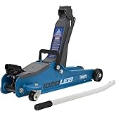Trolley Jack 2 Tonne Low Profile Short Chassis - Blue