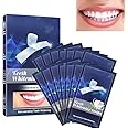Pelton Teeth Whitening Strip Portable Dental Whitening Strip Reduced Sensitivity White Strips Whitener for Removing Smoking Coffee Stain, Effective Home Use Tooth Whitening Kit (14 PCS = 7Pair)
