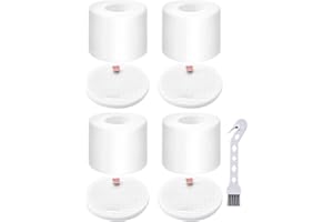 Rebirthcare 4 pack nv601uk filter for shark vacuum cleaner filters nv601uk nv601ukt nv600uk nv600 nv601 nv700uk nv700ukt uv700 xff600 xhf600, replacement for shark vacuum filters