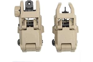 SUNRIS Tactique M4 AR15 AR-15 pour Le viseur Repliable à l'avant et à l'arrière pour Le viseur de Secours à Transition Rapide pour Picatinny Rail