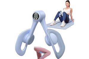 ANYINGKAI Oberschenkeltrainer Beckenbodentrainer für Frauen und Männer, Beckenboden trainingsgerät mit zähler, Oberschenkel Trainer, Thigh Master, Beinpresse für Zuhause, Innenschenkel Trainer