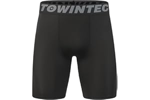 Towintec Pantalones Cortos de compresión para niños Juveniles Base de Compression Transpirable Básica Secado rápido Entrenamientopara Ejecutar Gimnasio Baloncesto Béisbol Fútbol Deporte Ropa Interior