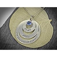 Namenskette mit Monatsstein, Familienkette