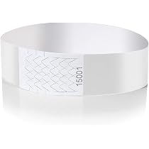 Bracelets Personnalisables événementiel Vicloon Bracelet En Papier, 100pcs Identification, Entrée Contrôle Sécurité Événements, Soirées, Festivals, Parc Aquatique, Voyages(Vert Bracelets Papier Imperméable 500 Bracelets Personnalisables événementiel Vicloon Bracelet En Papier, 100pcs Identification, Entrée Contrôle Sécurité Événements, Soirées, Festivals, Parc Aquatique, Voyages(Vert Bracelets Papier Imperméable 500