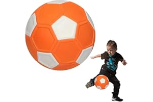 Dhqkqg Curve Ball Football, Curve and Swerve Soccer Ball, 20cm Swerve Ball for Curve Tricks, Football Curve Ball for Boys Girls Teenagers Indoor Outdoor Football Training Football Gift