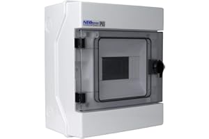 Skrzynka rozdzielcza RH 6 AP IP65 do wilgotnych pomieszczeń, 6 modułów, natynkowa, skrzynka bezpiecznikowa znak kontrolny VDE RH6 36.6 Elektro-Plast 4002