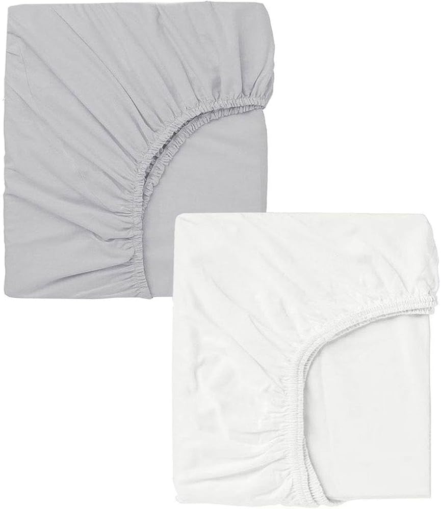 cotenconcept 2 Adet 50 x 90 x 10 cm Anne Yanı Lastikli Penye Kumaş Bebek Çarşafı