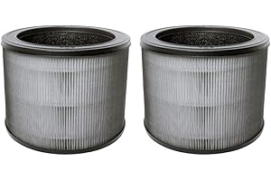 AllSpares Lot de 2 filtres à air tout-en-un pour Winix Zero Compact, A330, A332, O - 20 x 15 cm