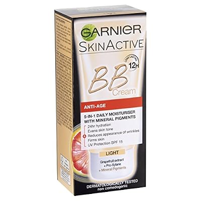Garnier - SkinActive - BB Crème Anti-Âge Light - Soin miracle perfecteur 5-en-1 anti-âge