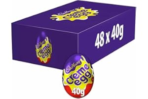 KRAZY KANDI Creme Egg – 48 x 40g Bulk Pack | Creamy Easter Chocolate Treats & Gifts