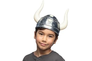 Boland - Casco vikingo para niños, tocado, accesorio para disfraces, carnaval o fiesta temática