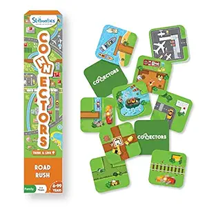 Skillmatics Educational Game : Connectors Road Rush | Gifts for Ages 6 and Up | Super Fun for Travel & Family Game Night