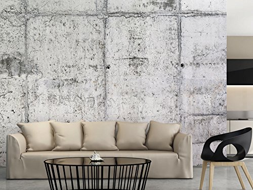 FOTOTAPETE 400×280 cm – VLIES TAPETE PREMIUM – PROFI QUALITÄT – Top moderne Wanddeko – Riesen Wandbild – Top Design Tapete – Neue exklusive Edition mit noch besser Druckauflösung – Deutsches Premium Vlies – Beton f-A-0332-a-a - 2