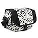 Produktbild Navajo / Aztec Schultertasche für Digital Kamera / Compact DSLR - Schwarz / Weiß - (Leica Series S, Series M, M-E, M7, Mp, M9, Series T / V-Lux 40, X2, X a la carte, Vario, D-Lux, X1, R9, M9, C-Lux)