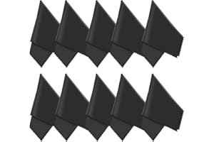 GRUTTI 10 panni in microfibra 20 x 20 cm – per schermi LCD, lenti, tablet, notebook, occhiali, telefoni cellulari, TV, Apple iPad, iPhone e altre superfici delicate