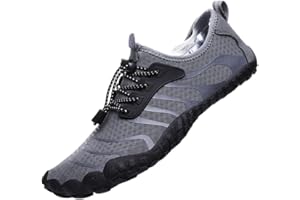 HANANI Wasserschuhe Badeschuhe Damen Herren Strandschuhe Schnell Trocknend Drainagelöcher Strand Schwimmschuhe Meeresschuh Surfschuhe Poolschuhe Unisex Barfußschuhe für Kajakfahren Fitnessstudio 36-46EU