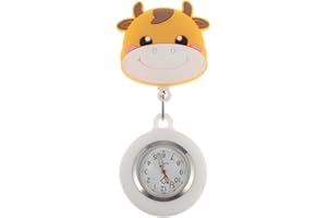 ‎IPLUSMILE Taschenuhr Cartoon Einziehbar Armbanduhr Analogue Quarzuhr Ansteckuhr Krankenschwesternuhr Pflege FOB- Uhr für Doktor Pfleger Abschluss Geschenk