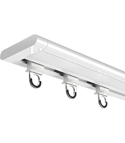 Rail à Rideau Adhésif 1,6 M - Sans Perçage, Pour Mur Ou Plafond, Installation Facile, Maison/bureau/caravane - 8