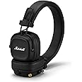 Marshall Major IV Foldable Bluetooth Over Ear Headphones, Wireless - Black