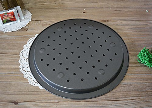 Fanaticism 2 Stück Antihaftbeschichtetes Pizzablech Ø 35 cm - 6